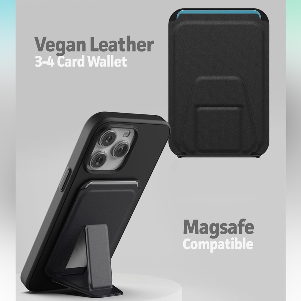 [2 for $20] Encased Magnetic Card Holder & Glass Screen Protector